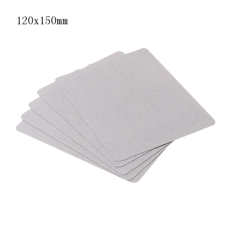 5Pcs Mica Plate Sheets Microwave Oven Replace Part 120x150mm Universal For Midea 10166
