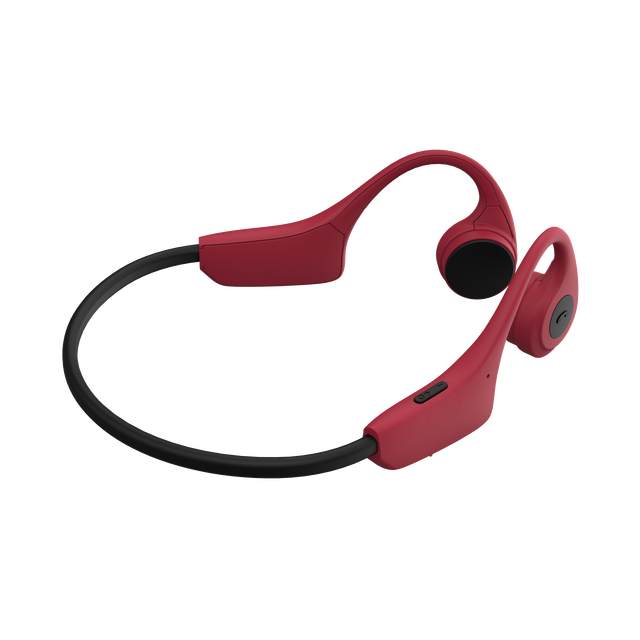 H10 Beengeleiding Waterdichte Oordopjes Ingebouwde 8Gb Geheugen Hoofdtelefoon Met Mic Bluetooth Headsets Voor Buitensporten Rijden: Red