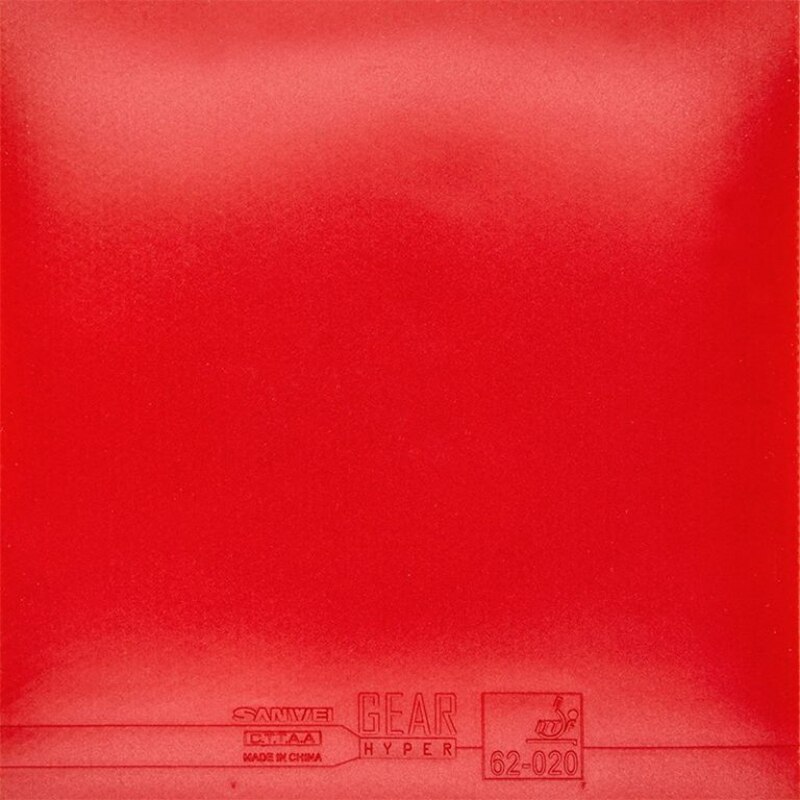 SANWEI GEAR – caoutchouc de tennis de table, approuvé HYPER ITTF, avec éponge à gâteau à mi-trou, surface puissante demi-collante, ping-pong