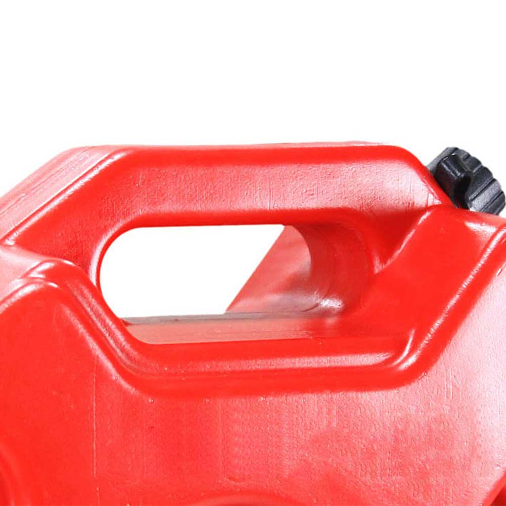 5L ATV Jerry Can Plastic Red With Mount Petrol Motorcycle Gas Container Fuel Tank Portable Anti Static UTV Backup Car