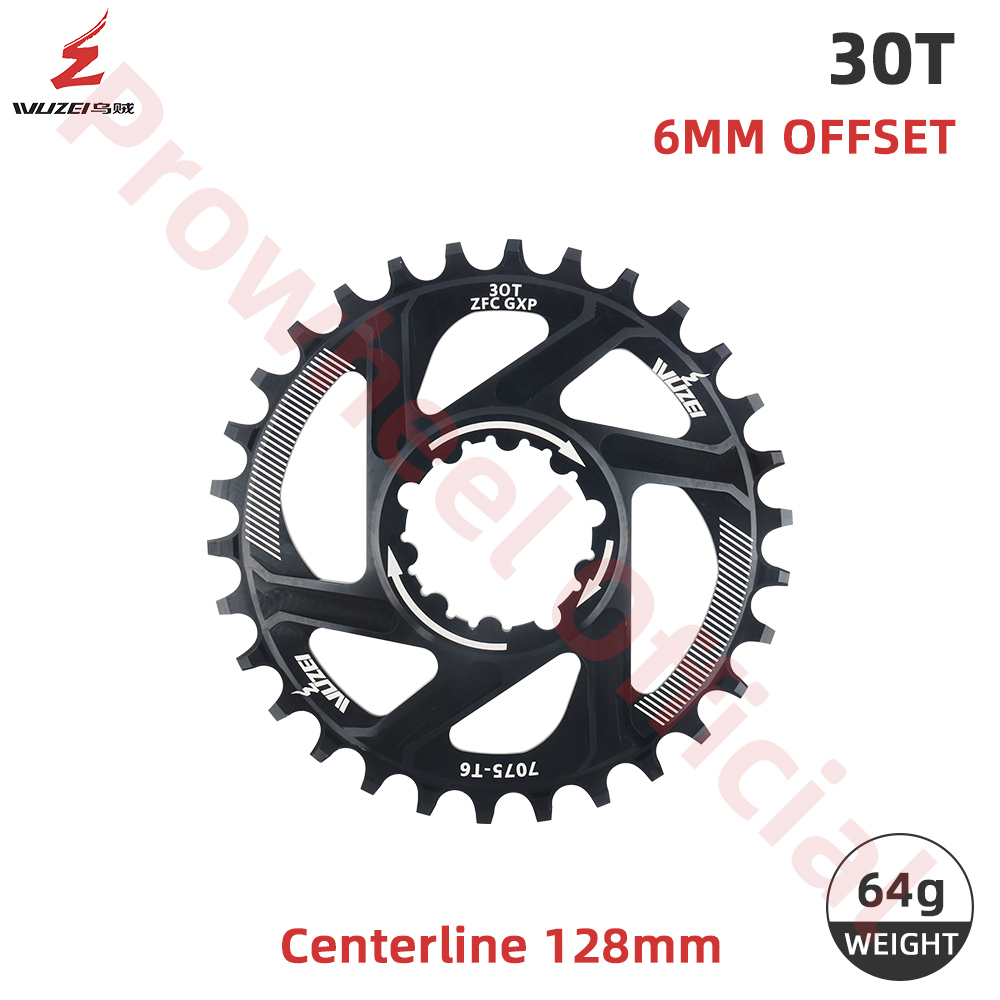 MTB Mountain Bike 1/3/6MM Offset 30T/32T/34T/36T/38T/40T Crown Bicycle Chainring for 11/12S NX XX XO GX Crank Parts: Clear