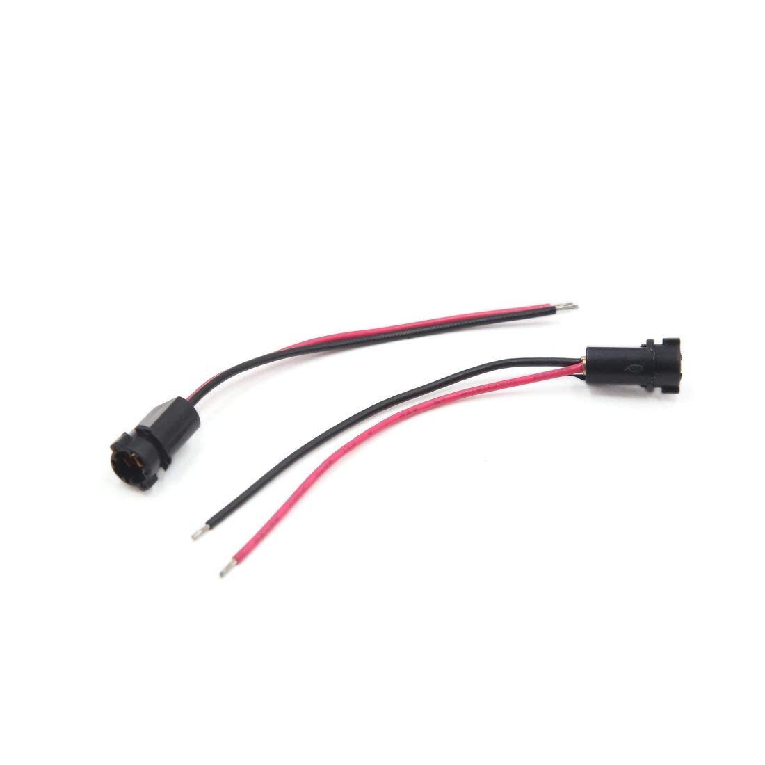 uxcell 2Pcs T5 Panel Light Lamp Bulb Extension Wire Harness Socket Connector for Car