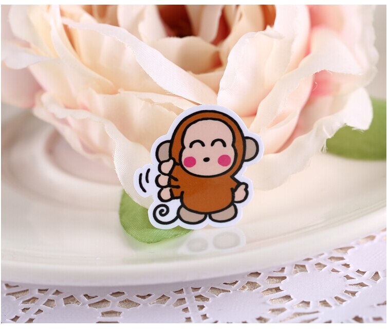 40pcs kawaii self-made amnesty monkey stickers/ beautiful stickers /decorative sticker /DIY craft photo album