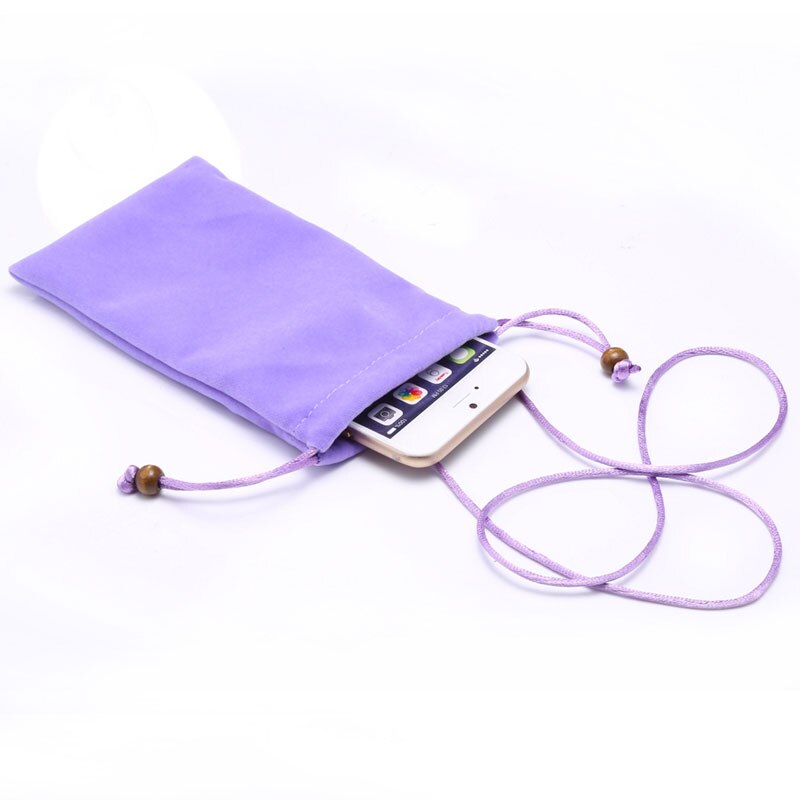 6.3 inch Universele Katoen Neck Strap Sleeve Phone Bag Case cover voor Samsung Note9 voor huawei Mate 20 P20 voor Xiaomi 8 SE