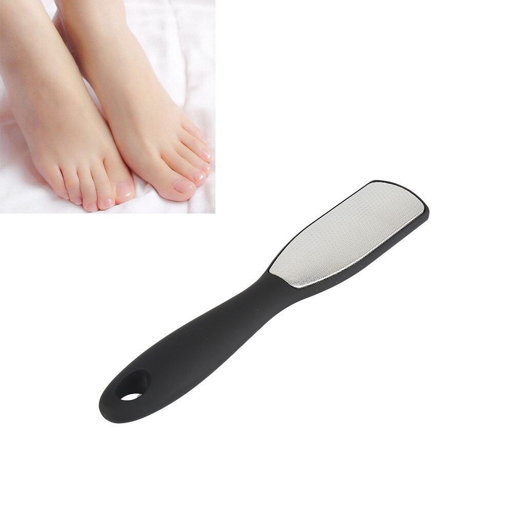 Lima de acero inoxidable para pies, eliminador de callos de piel muerta, pedicura, limas para pies, herramientas para el cuidado de los pies, 1 Uds.