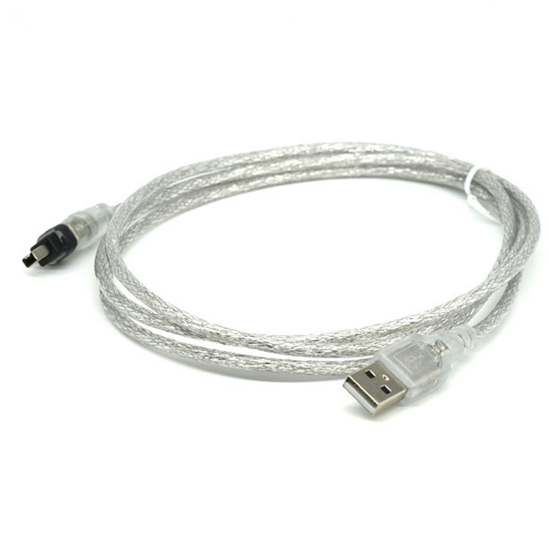 Høyhastighets for dv-kameraer ieee 1394 firewire-kabel usb 2.0 to 4- pins og 4- pins  to 6- pins og 4- pins  to 4- pins ilink ieee 1394b- kabel
