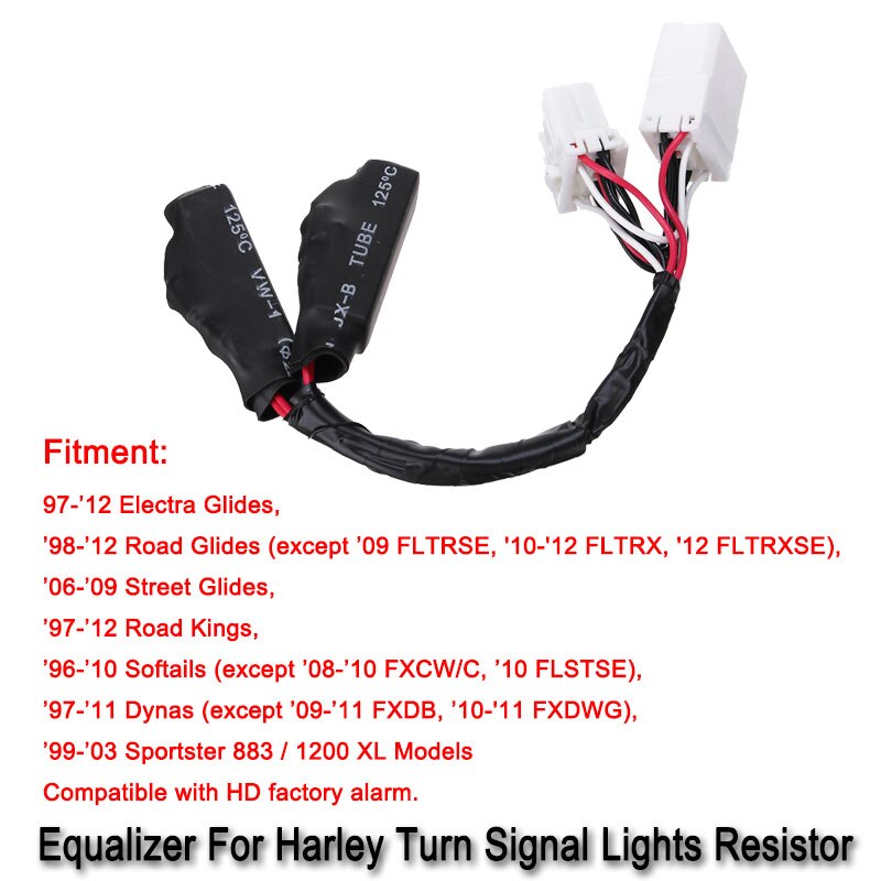 1x LED Load Blinker Motorcycle Knipperlichten Weerstand Plug Voor Equalizer Voor Harley Motorfiets Signaal Lamp Weerstand