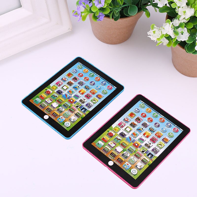Kids Pad Computer Tablet Educational Voice Recognition Interactive Touch Control