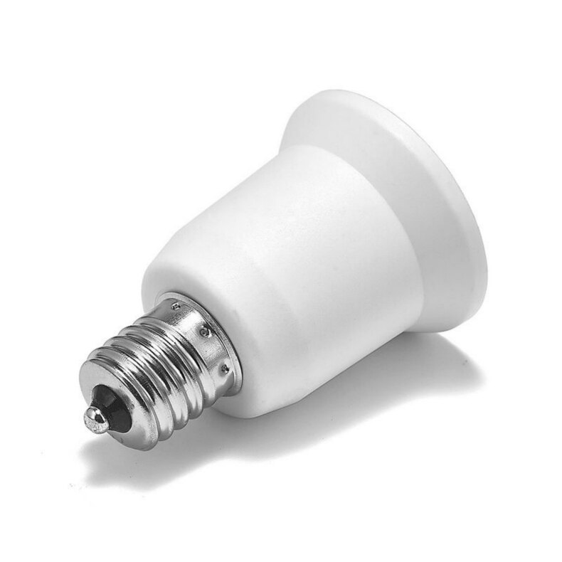 E17 to e26 e27 konverter pbt hus kobber kontakt led pære fatning holder adapter forlænger konverter skift