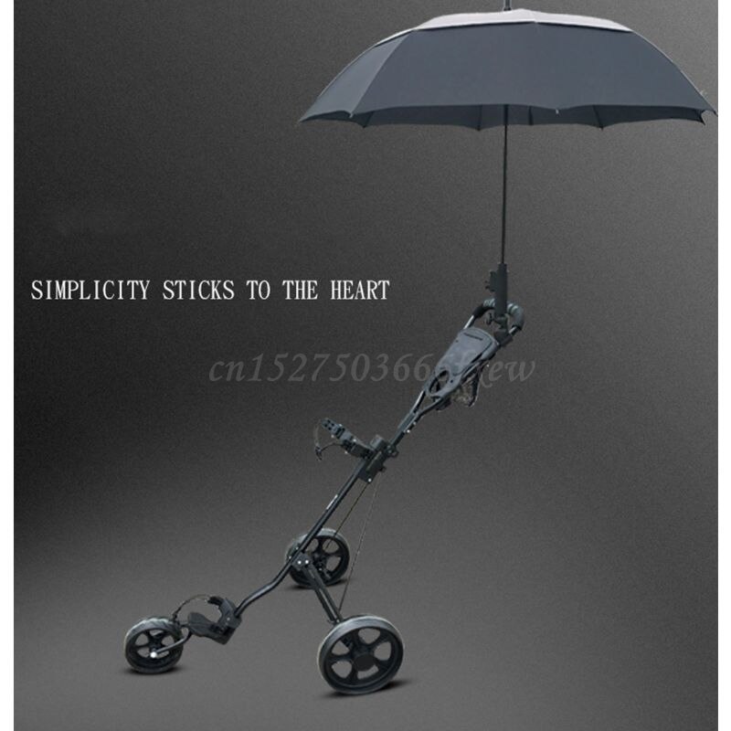 Golf Trolley Cart Accessories Adjustable Umbrella Holder Clubbers