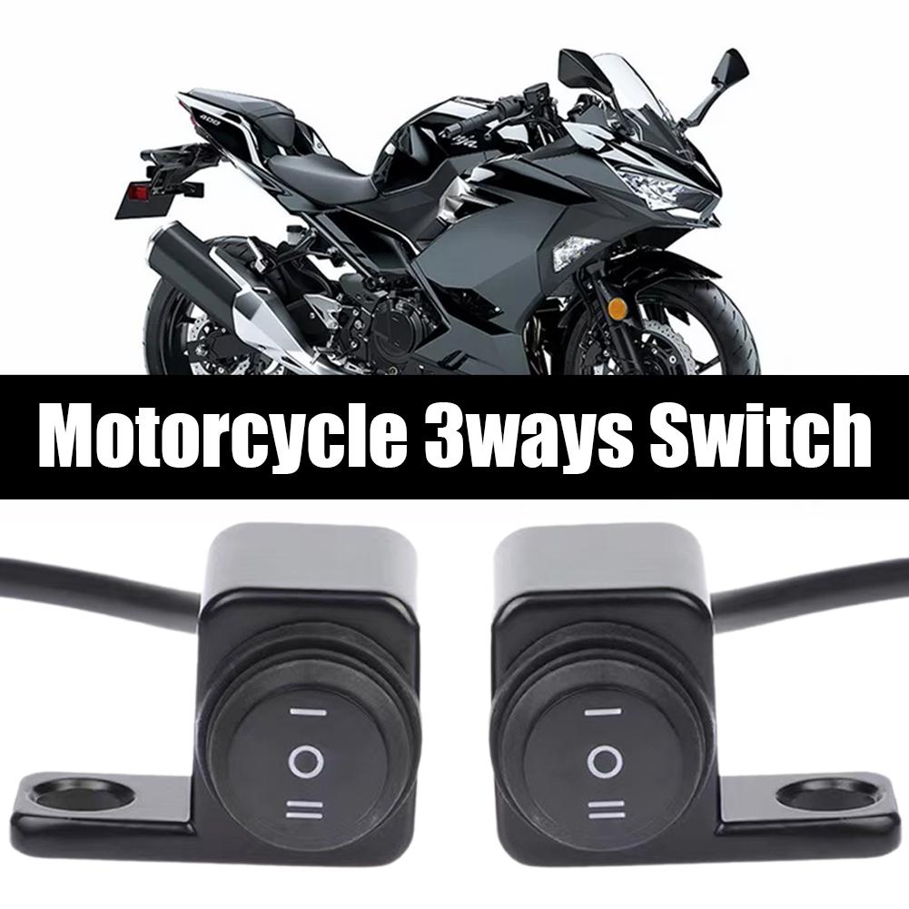 Universal Roller Motorrad Lenker Schalter Nützliche Taste Nebel Praktische Controller Control Licht Signale Licht 3-weg W0q9