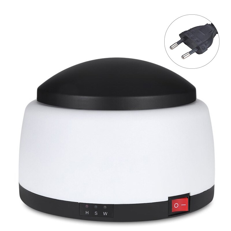 36W Electric Steam Nail Polish Remover UV LED Nail Gel Nail Remover Machine Portable Home Steam Off Nail Steamer: White EU plug