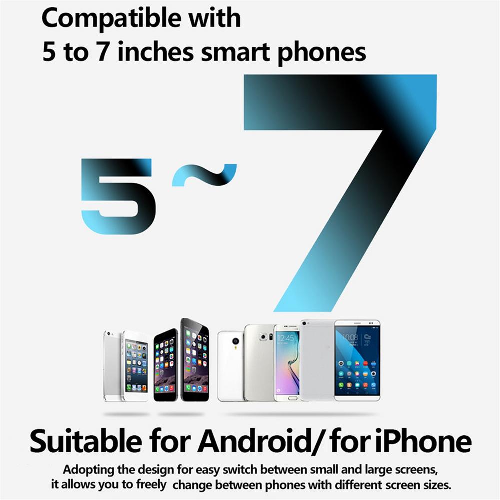 2 In1 VR Glasses Full-screen Durable Virtual 3D Reality Glasses With A Large Headset For 5 To 7 Inches Smartphone