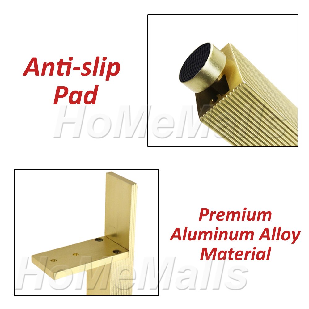 1pc Aluminium Alloy Furniture Legs For Sofa Leg Tea Table Support Leg Cabinet Foot Metal Furniture Feet Hardware Black Gold