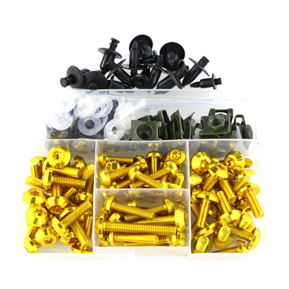 Kit completo de tornillos de carenado para motocicleta YAMAHA FZ1 FZ6 FZ8 MT01 MT-125 MT07 MT-07 FZ-07 MT09 FZ-09 MT10 MT15 XJR400 XJR1300