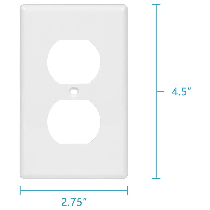 White Socket Cover, Wall Plate, 12 Per Pack, Power Socket Cover, Socket Wall, Power Socket Cover