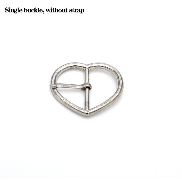 Sweetheart Buckle with Adjustable Ladies Luxury Brand Cute Heart-shaped Thin Belt Punk Belts: 18