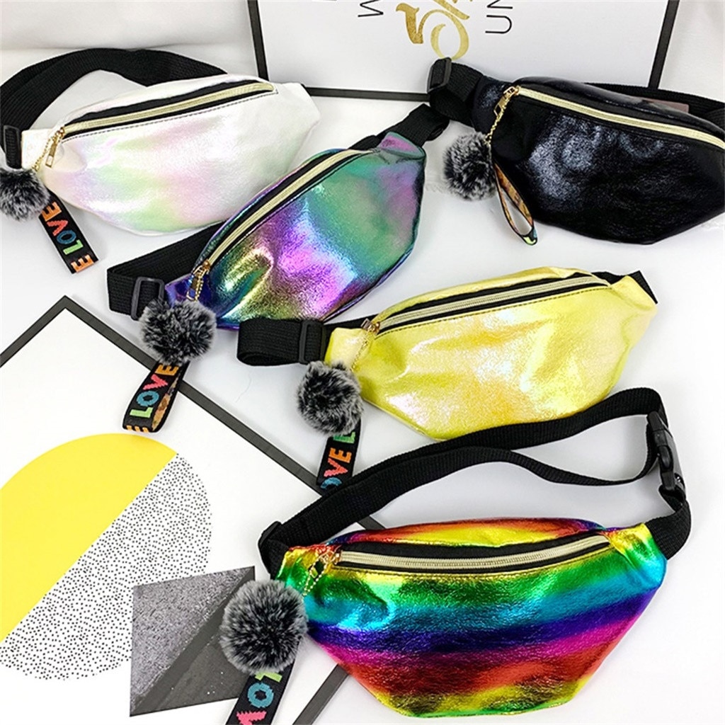 Kæde brystpakke banana taljetaske mærke bæltetaske kvinder taljepakke pu læder brysttaske mavetaske