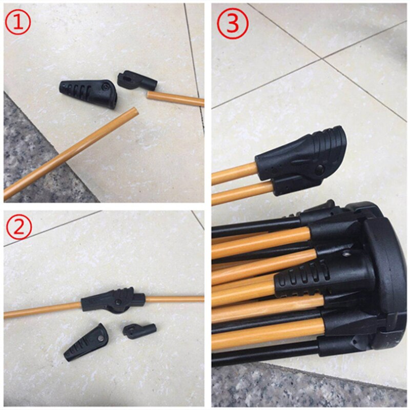 Tent Accessories Joint Plastic Support Rod Repair Support Rod Folding Rotary Joint Parts Automatic Tent Support Components