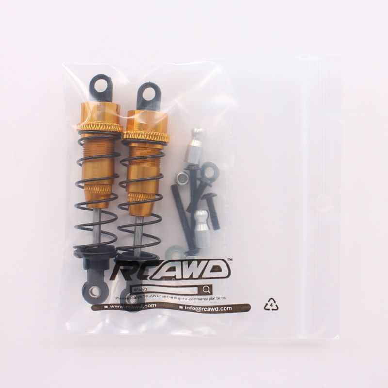 Amortisseur RCAWD 85MM pour voiture de loisir Rc 1/10 HPI série WR8 Flux 101212 107888 Type rempli d'huile