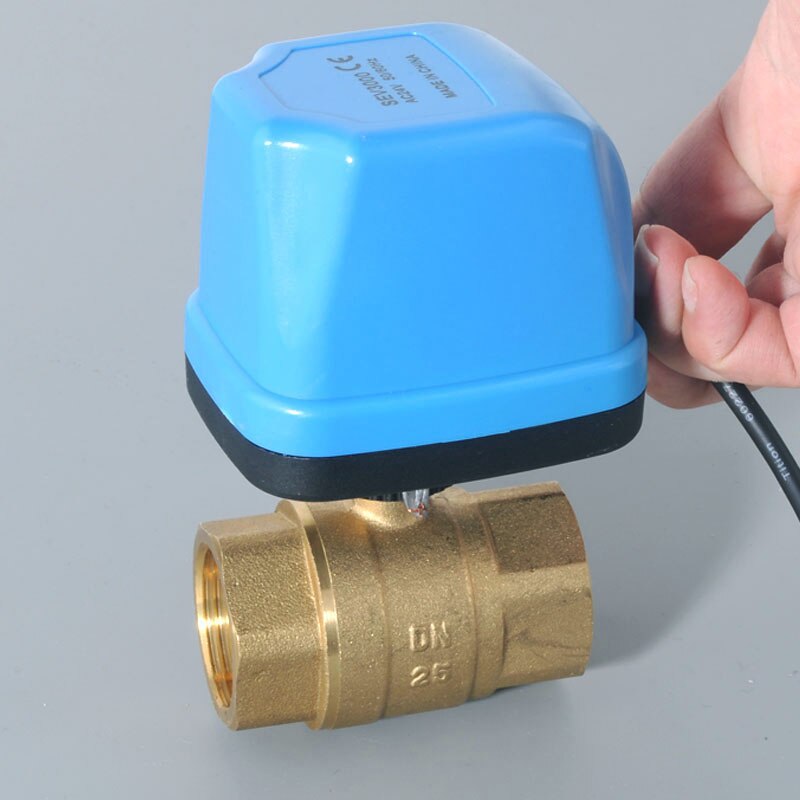 Hthl -24v dn15 elektrisk toveisventil tre-leder to-kontroll en-kontroll mini elektrisk kuleventil