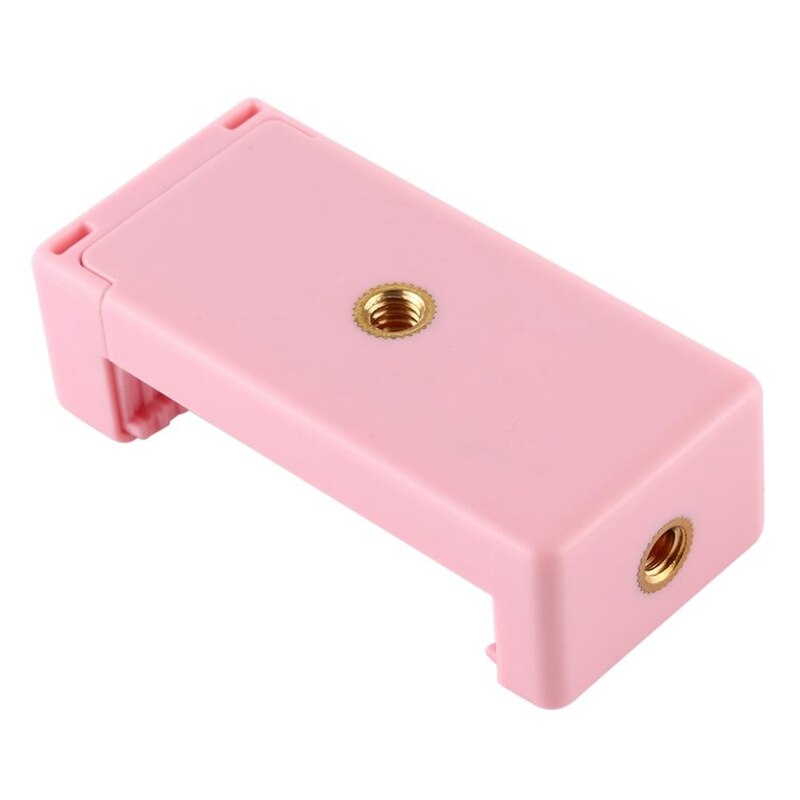 PULUZ 4 pièces PU448F Selfie bâtons trépied montage pince de téléphone avec 1/4 pouces trous de vis et Base de chaussure froide