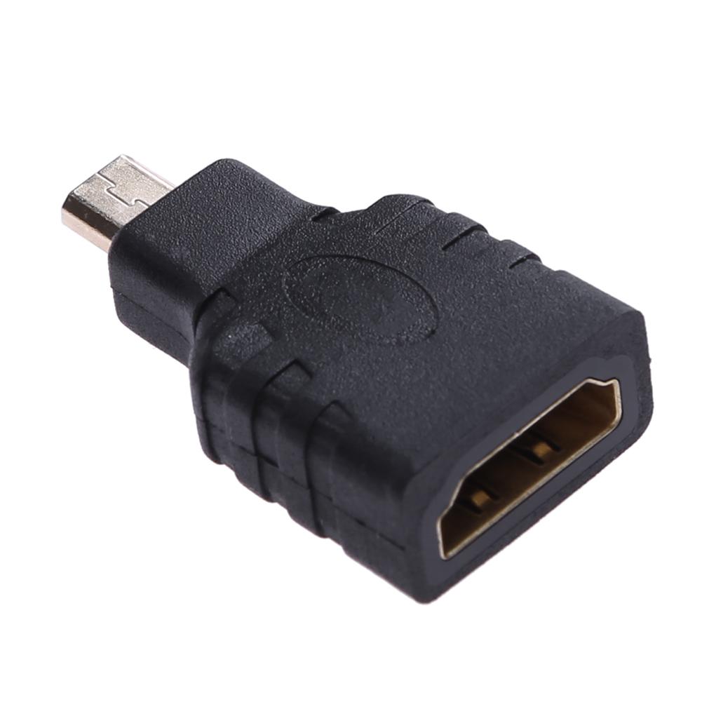 Convertitore connettore adattatore maschio compatibile Micro HDMI femmina a HDMI per telefono Tablet Android TV