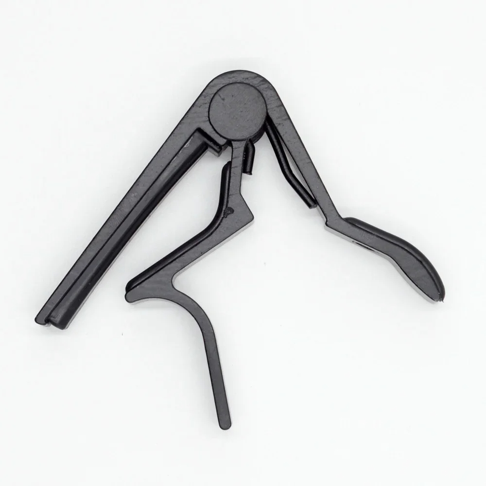 Accesorios de guitarra Capo de aleación de aluminio de , llave de abrazadera de cambio rápido, piezas de guitarra de ajuste de tono clásico acústico: Negro