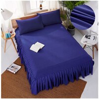 Bedrok effen kleur thuis hotel bedrok wrap around elastische
