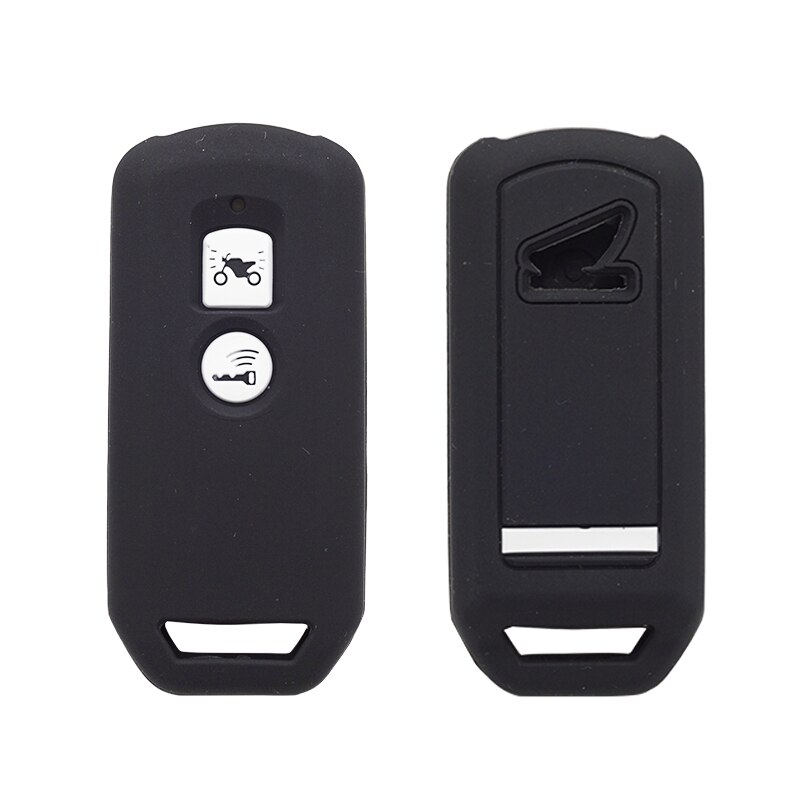 Xinyuexin-funda de silicona para llave de motocicleta, cubierta para Honda PCX 125 150 HYBRID SIPER CUB C125 PCX ELETRIC FORZA 300, 2 y 3 botones: 2 btn black