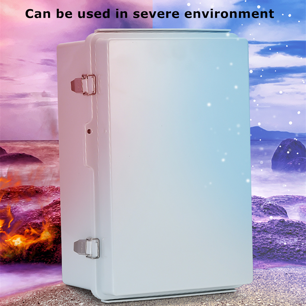 IP67 Waterproof Gray/Transparent Cover Enclosure Junction Box ABS Plastic Outdoor Electronic Instrument Hinge Case Fast