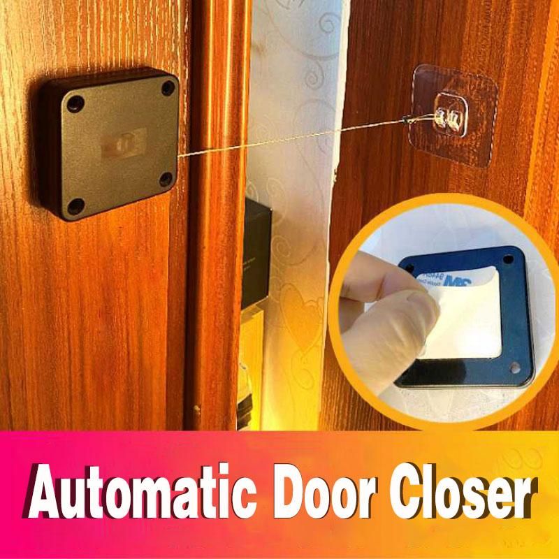 Punch-free Automatic Sensor Door Closer Easy Install Practical Durable Home Office Gate Automatically Close for All Doors