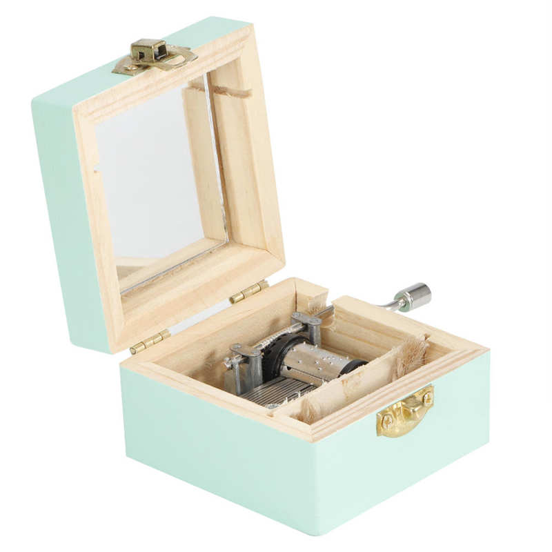 Music Box No Battery Exquisite Images Retro Musical Box Small And Unique Durable And Long-Lasting for Birthday Christmas