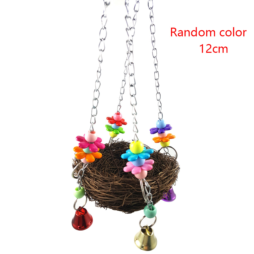 Macrame Hanging Basket Pots Macrame Wall Hanging Planter Plant Hanger Indoor Outdoor For Flower Garden Decoration&amp; Rattan Basket: Color of mat random