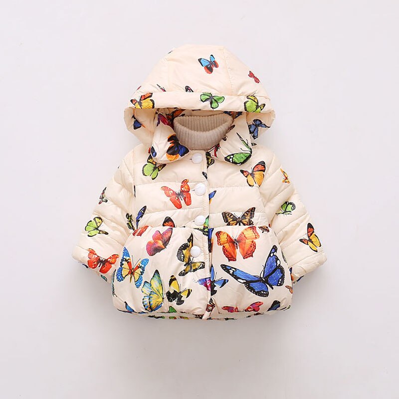 Neonate abbigliamento invernale giacche imbottite in cotone per bambini giacche imbottite in cotone per bambini più cappotto imbottito imbottito in velluto: CZ1145 Beige / 5