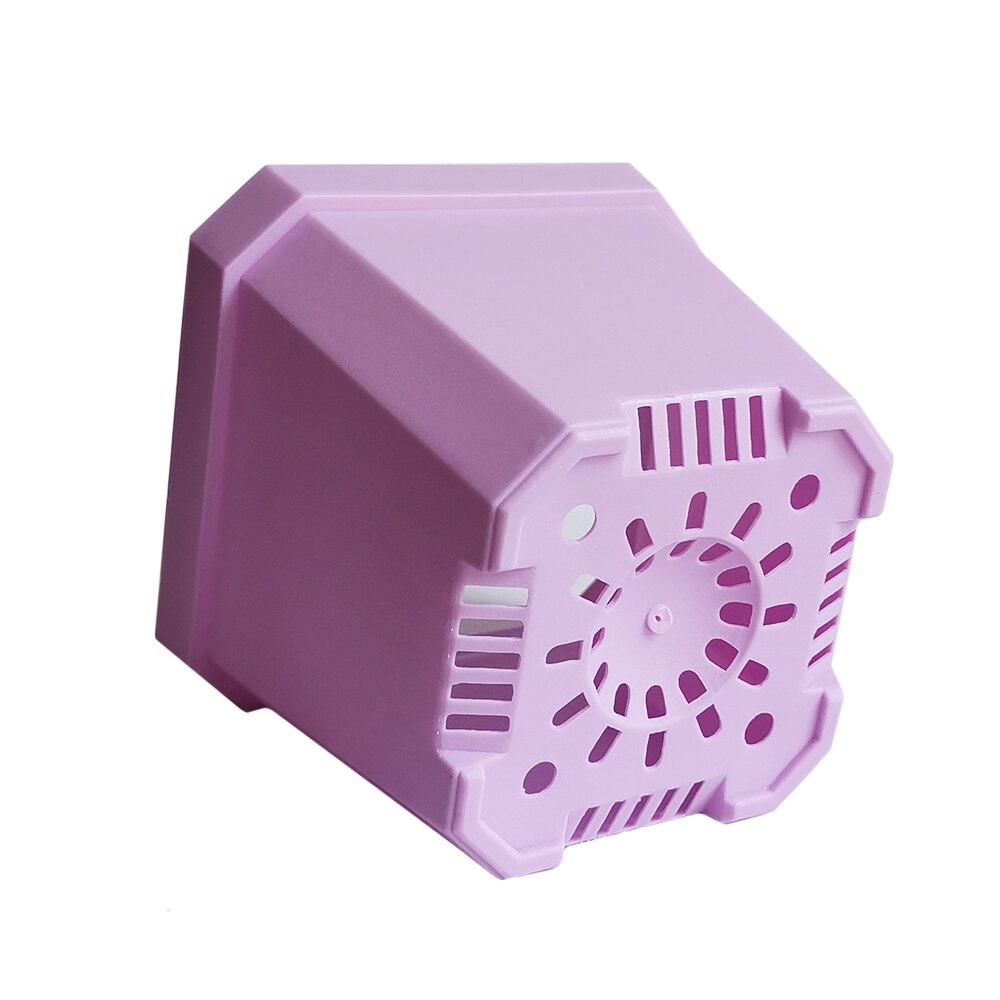 14 Pcs Plastic Dikker Vierkante Bloempotten Home Tuin Kantoor Vetplant Pot Snoep Kleur Kas Kwekerij Potten 10Cm * 10Cm