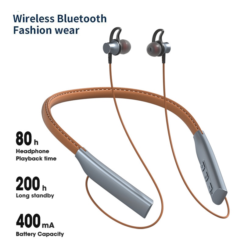Niye Bluetooth Earphones Magnetic Headphone Sport Wireless Hanging Neck Earphones with Microphone For Xiaomi Red Mi Huawei P30