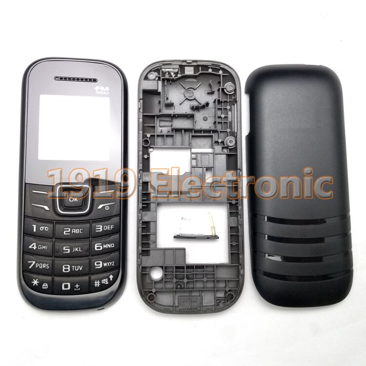 Volledige Telefoon Behuizing Cover Case + Engels Of Russisch Toetsenbord Voor Samsung E1205 GT-E1205