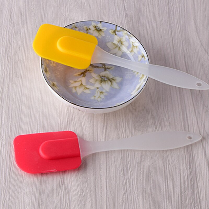 Espátula de silicona para crema, repostería de mantequilla, espátula para Tartas, espátula de cocina, cepillo para torta, herramientas de pastelería de alta resistencia a la temperatura