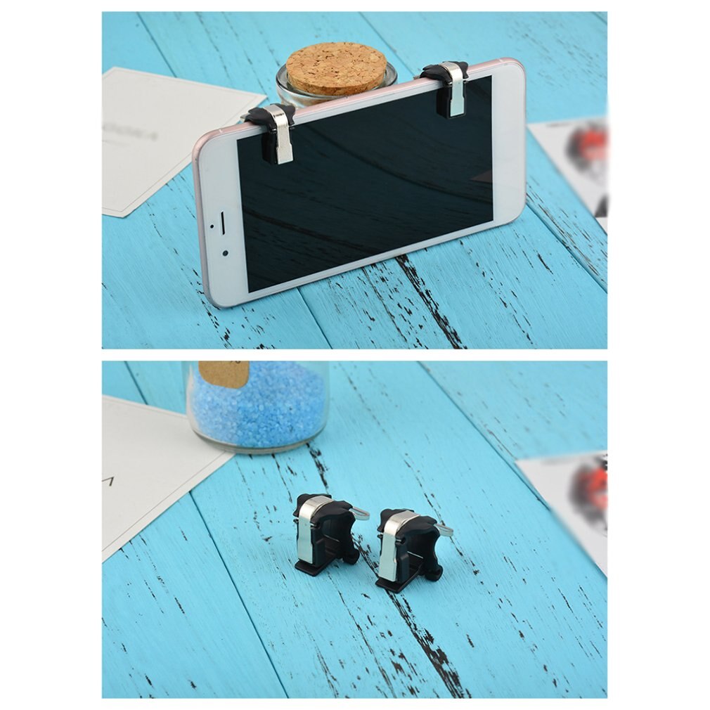 Mobile Game Controller Gamepad Trigger Aim Button Shooter Joystick Game Pad Accessory For Iphone Android