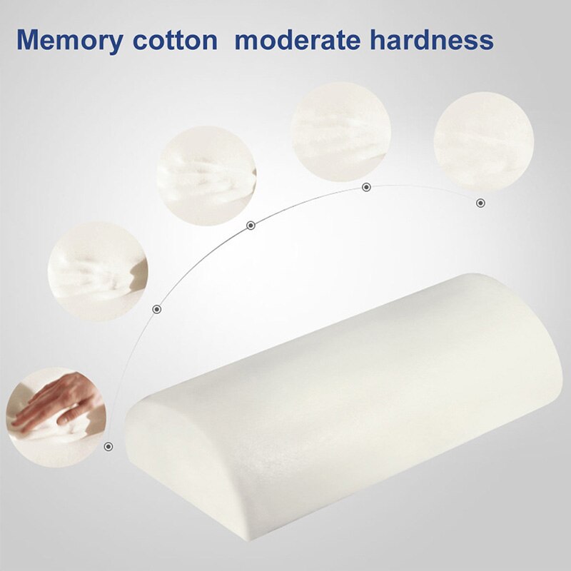 Zachte Memory Foam Lendensteun Back Massager 6 Kleur Kussen Voor Stoelen In De Autostoel Kussens Home Office Verlichten pijn