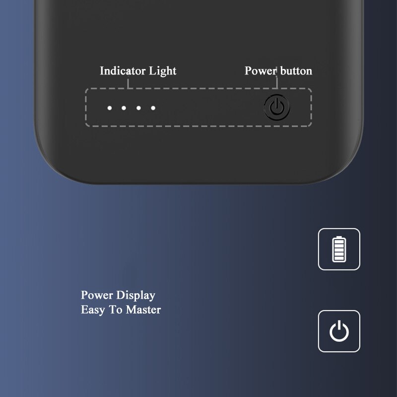 Cargador de batería portátil de 6800mAh para iPhone 13 Pro 13 Pro Max, funda de carga de batería externa, Powerbank para iPhone 13 Mini