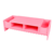 Pink Cute Monitor Stand Desktop Storage Wood Bracket Storage Box Laptop Desktop Computer Monitor Increase Rack Office Supplies: pink A