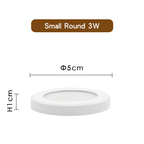 LED Downlight Mini Spot light Wall Surface Mounted Lamp 3W 5W 7W Panel Light Home Decor Cabinet Closet Indoor Lighting 220V 240V: Blue / 6w
