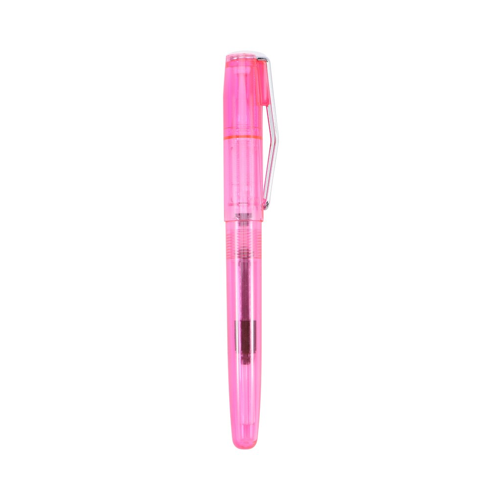 Practical 135*13mm Transparent Writing Pen for Traditional Chinese Calligraphy Practice Watercolor Acrylic Painting Drawing Pen: pink