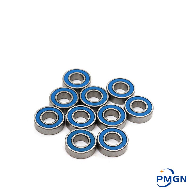 10 PCS ABEC-5 MR148-2RS MR148 2RS MR148 RS MR148RS 8x14x4mm Blue rubber sealed miniatuur diepgroefkogellager