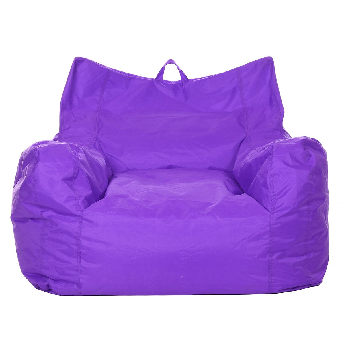Komfortable dovne sofaer stole dække uden fyldstof 420d oxford klud vandtæt liggestol sæde sækkestol pose puff puff sofa tatami: Lilla