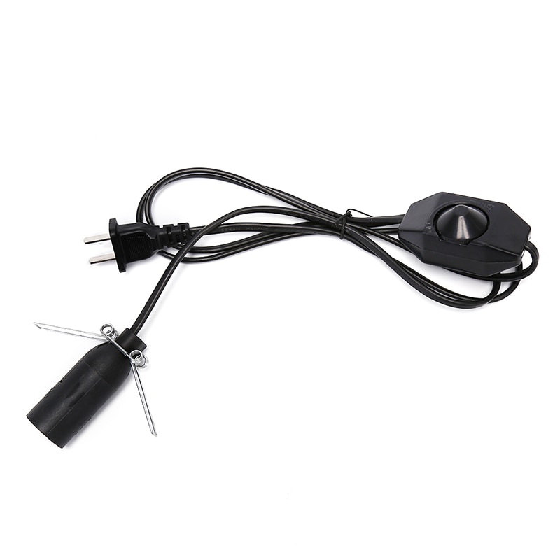 1Pcs 1.5M Salt Lamp Dimmer Control Switch Power Cable Cord E12 Socket US Plug