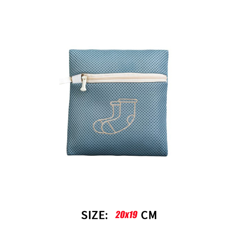 Waszak Wassen Ondergoed Wasmachine Zakken Draagbare Kleding Organizer Lingerie Sokken Beha Wasmand: 20x19cm