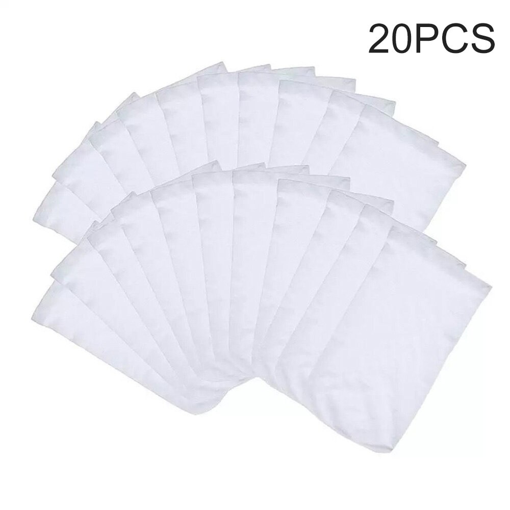 5/10/20 stk / sett filter oppbevaring basseng skimmer sokker nylon svømmebasseng filter sokker til kurver skimmere hvite basseng rekvisita: 20 stk